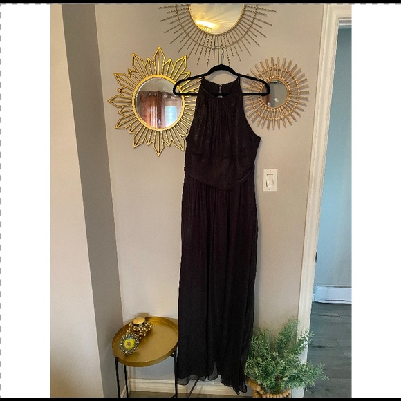 DESSY BRIDESMAID DRESS SIZE 18 (BLACK) - Picture 3 of 5